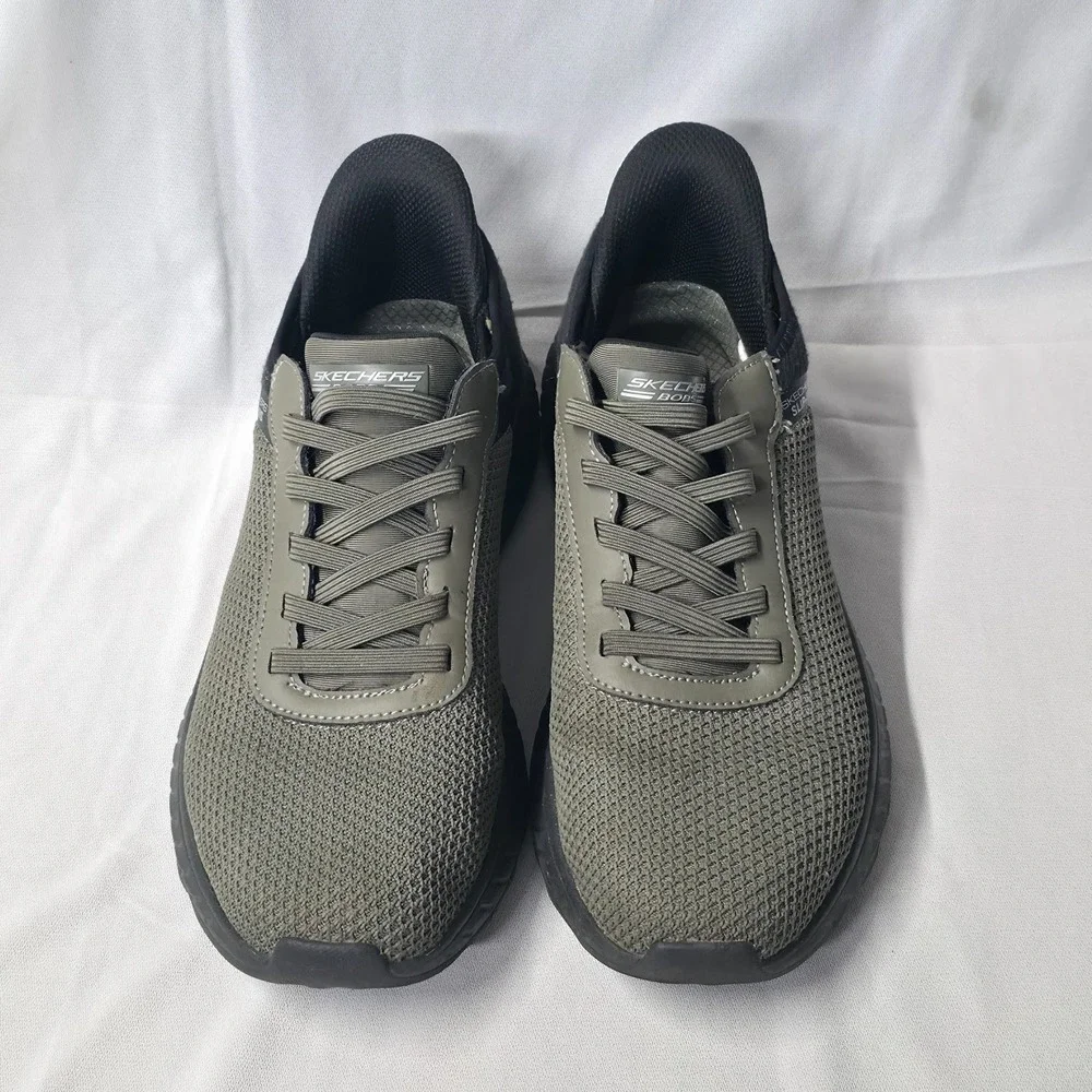 Skechers Bob's Slip-Ins Men's Green SN 118309 Size 8.5